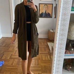 Madewell Merino Wool collared cardigan